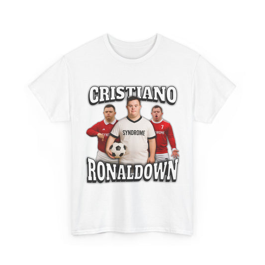 Cristiano Ronald Down Parody Funny T-Shirt