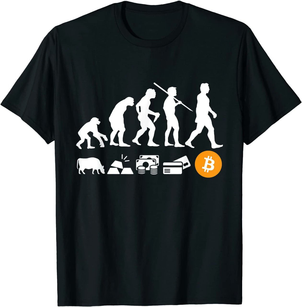 Elon Musk Evolution of Money T-Shirt Dark Maga Elon Musk Tee Perfect Gift Shirt Xmas